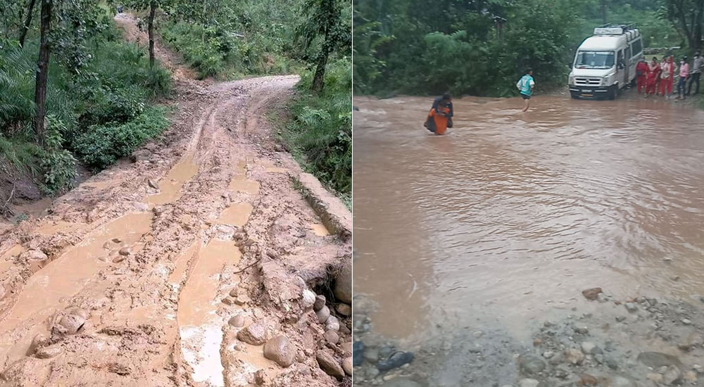 मन्त्री पाइरहने ‘भाग्यमानी’ पश्चिम सुर्खेत पूर्वाधार विकासमा अभाग्यमानी, भोट माग्ने भाँडो बन्यो सडक विजुली !